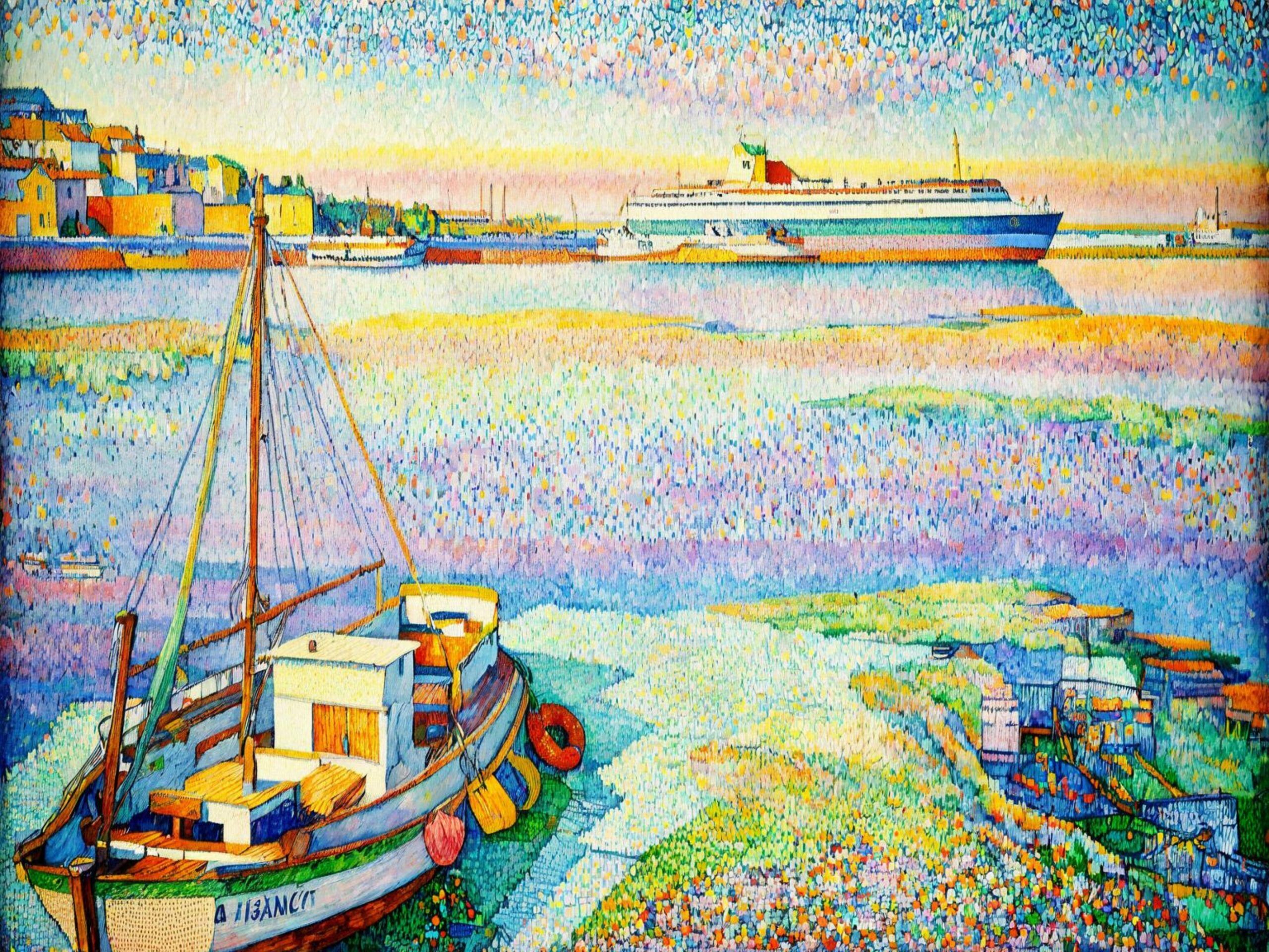 P&O Blue Star Ferry At Sitia